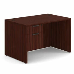 OfficeSource OS Laminate Collection Single 3/4 Pedestal Desk - 48" X 30" -COE DISTRIBUTING Shop per sglhdp121mh 01 21961.1649440416