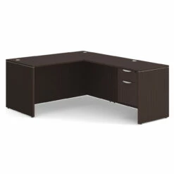 OfficeSource OS Laminate Collection Single 3/4 Pedestal "L" Desk - 60" X 30" -COE DISTRIBUTING Shop per sglhlpl103es 01 06111.1649440485