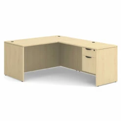 OfficeSource OS Laminate Collection Single 3/4 Pedestal "L" Desk - 60" X 30" -COE DISTRIBUTING Shop per sglhlpl103ma 01 28138.1649440485