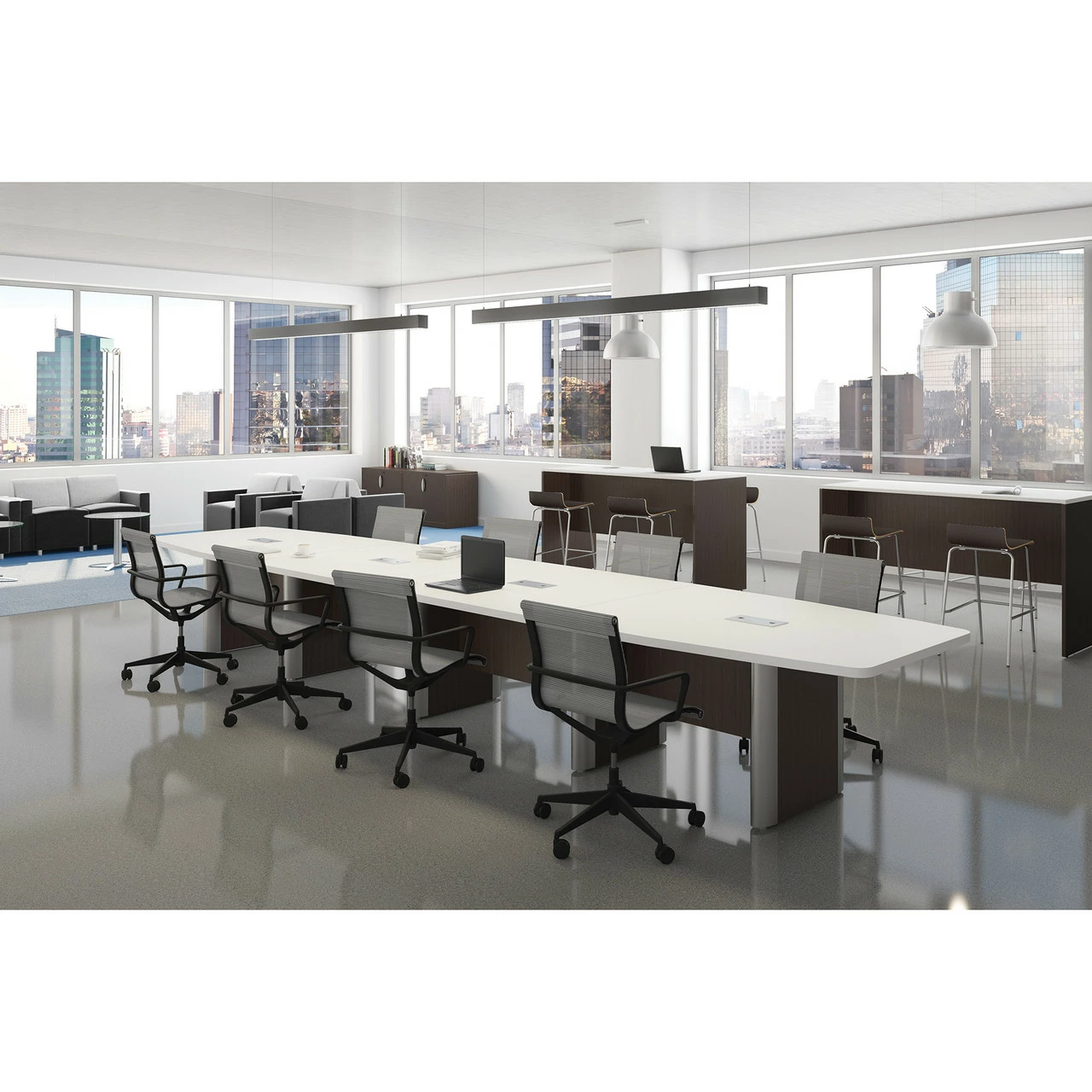 OfficeSource | Franklin Collection | Mesh Swivel Chair With Black Frame 14 OfficeSource | Franklin Collection | Mesh Swivel Chair With Black Frame - Image 12