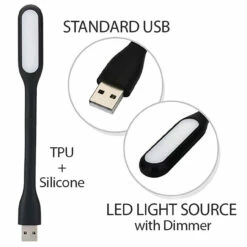 OfficeSource | Flex USB Light With Dimmer -COE DISTRIBUTING Shop per usbdim49blk 04 21056.1648131318