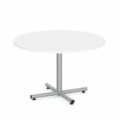 OfficeSource Conference/Multi-Purpose Tables 48" Round Top -COE DISTRIBUTING Shop per2021 06 ww table GR07 48R WHT XMB3328 SIL final v1 01 copy 07493.1643900795