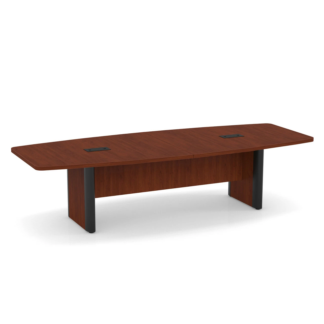 OfficeSource | OS Conference Tables | Boat Shaped Conference Table With Elliptical Base - 10' 4 OfficeSource | OS Conference Tables | Boat Shaped Conference Table With Elliptical Base - 10' - Image 2