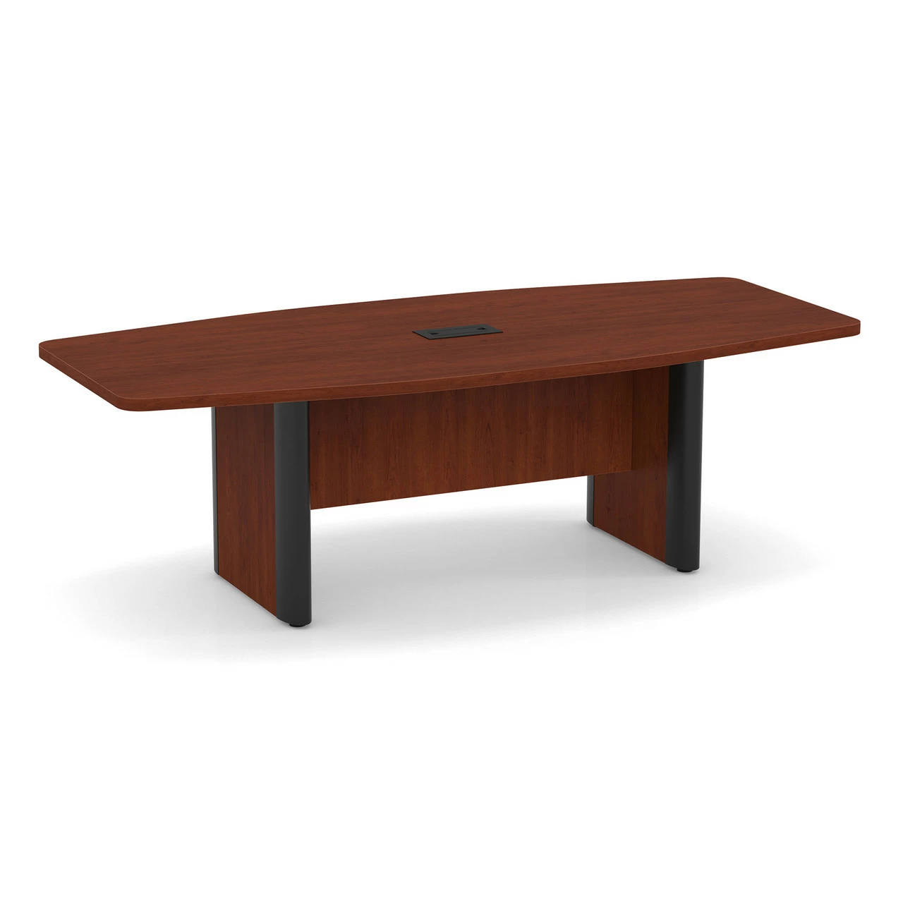 OfficeSource | OS Conference Tables | Boat Shaped Conference Table With Elliptical Base - 8' 4 OfficeSource | OS Conference Tables | Boat Shaped Conference Table With Elliptical Base - 8' - Image 2