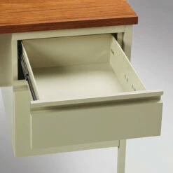 OfficeSource Raleigh Collection Left Hand, Single Pedestal Return - 42"W X 24"D -COE DISTRIBUTING Shop pr hir osr4830po 06 01847.1630087110