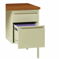 OfficeSource Raleigh Collection Left Hand, Single Pedestal Return - 42"W X 24"D -COE DISTRIBUTING Shop pr hir osr4830po 09 08126.1630087111
