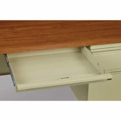 OfficeSource Raleigh Collection Left Hand, Single Pedestal Return - 42"W X 24"D -COE DISTRIBUTING Shop pr hir osr4830po 10 72763.1630087111