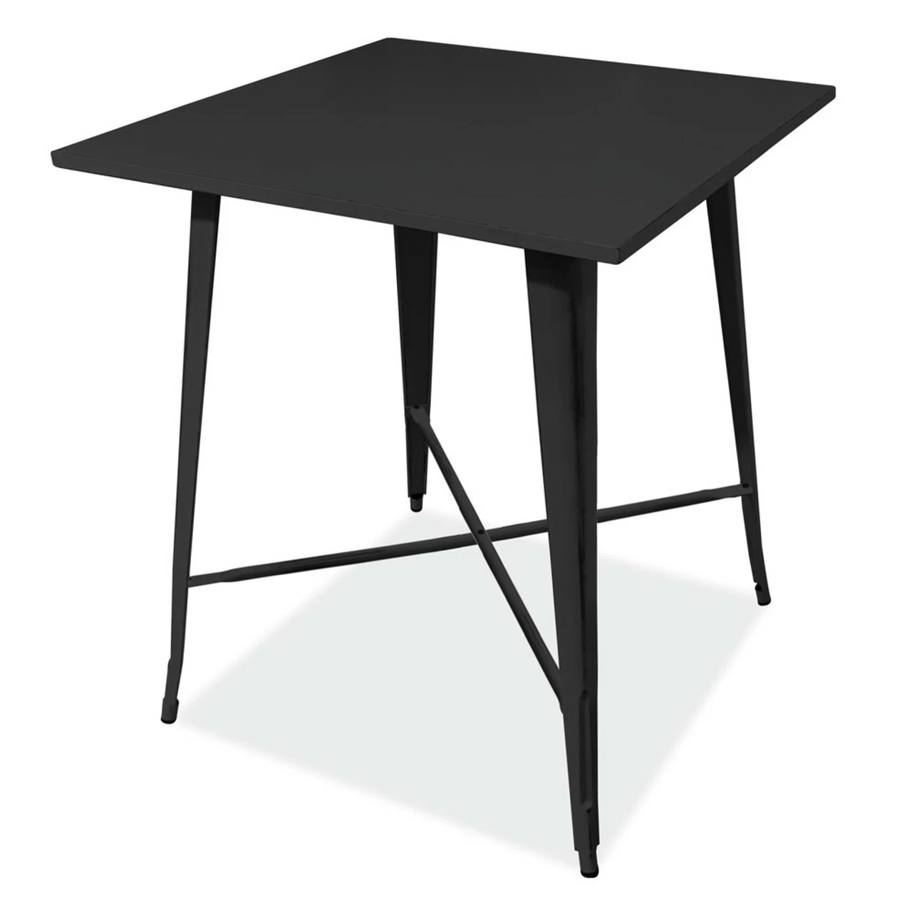 OfficeSource | In-Or-Out | Indoor/Outdoor Distressed Pub Table - 42"H 4 OfficeSource | In-Or-Out | Indoor/Outdoor Distressed Pub Table - 42"H - Image 2