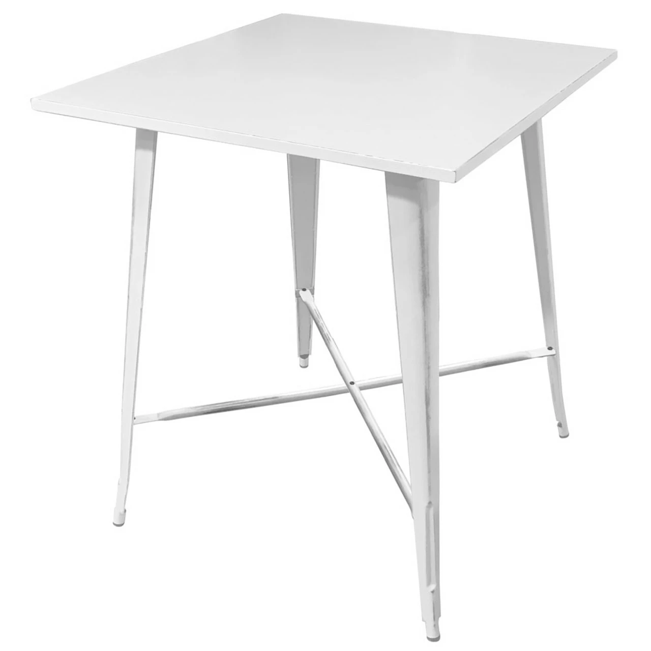 OfficeSource | In-Or-Out | Indoor/Outdoor Distressed Pub Table - 42"H 5 OfficeSource | In-Or-Out | Indoor/Outdoor Distressed Pub Table - 42"H - Image 3