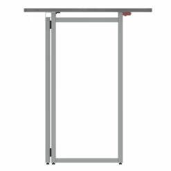 OfficeSource | Any Space WFH | Folding Desk With Silver Frame -COE DISTRIBUTING Shop pr omn fd4224sibg 02 07960.1630086560