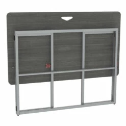 OfficeSource | Any Space WFH | Folding Desk With Silver Frame -COE DISTRIBUTING Shop pr omn fd4224sibg 07 62456.1630086561