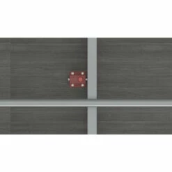 OfficeSource | Any Space WFH | Folding Desk With Silver Frame -COE DISTRIBUTING Shop pr omn fd4224sibg 09 20258.1630086562