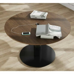 OfficeSource | OS Conference/Multi-Purpose | Round Metal Base W/Wire Pass Through -COE DISTRIBUTING Shop pr omn osrb103blk 12 2 39735.1630087116