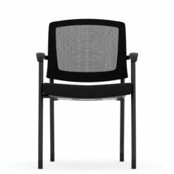 OfficeSource | Parson | Micro Mesh Back Side Chair With Arms - Fabric -COE DISTRIBUTING Shop pr per 3128gnsblk 08 31845.1641933763