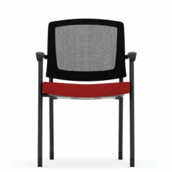 OfficeSource | Parson | Micro Mesh Back Side Chair With Arms - Fabric -COE DISTRIBUTING Shop pr per 3128gnsred 08 85624.1641933763