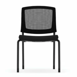 OfficeSource | Parson | Armless Micro Mesh Back Side Chair - Fabric -COE DISTRIBUTING Shop pr per 3129gnsblk 08 99484.1655150892