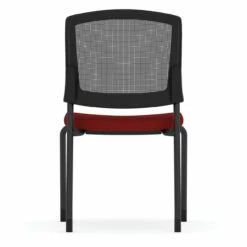 OfficeSource | Parson | Armless Micro Mesh Back Side Chair - Fabric -COE DISTRIBUTING Shop pr per 3129gnsred 04 70196.1655150892