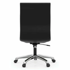 OfficeSource | Tre Lite Collection | Armless Executive Mid Back Chair With Chrome Frame -COE DISTRIBUTING Shop pr per 70821amblk 02 17609.1665002232
