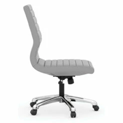 OfficeSource | Tre Lite Collection | Armless Executive Mid Back Chair With Chrome Frame -COE DISTRIBUTING Shop pr per 70821amgry 01 48727.1665002232