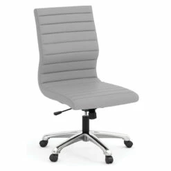 OfficeSource | Tre Lite Collection | Armless Executive Mid Back Chair With Chrome Frame -COE DISTRIBUTING Shop pr per 70821amgry 91822.1665002232
