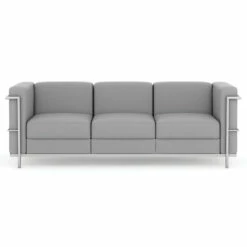 OfficeSource Madison Collection Sofa With Chrome Exposed Frame -COE DISTRIBUTING Shop pr per 9283amgry 03 copy 41385.1698350955