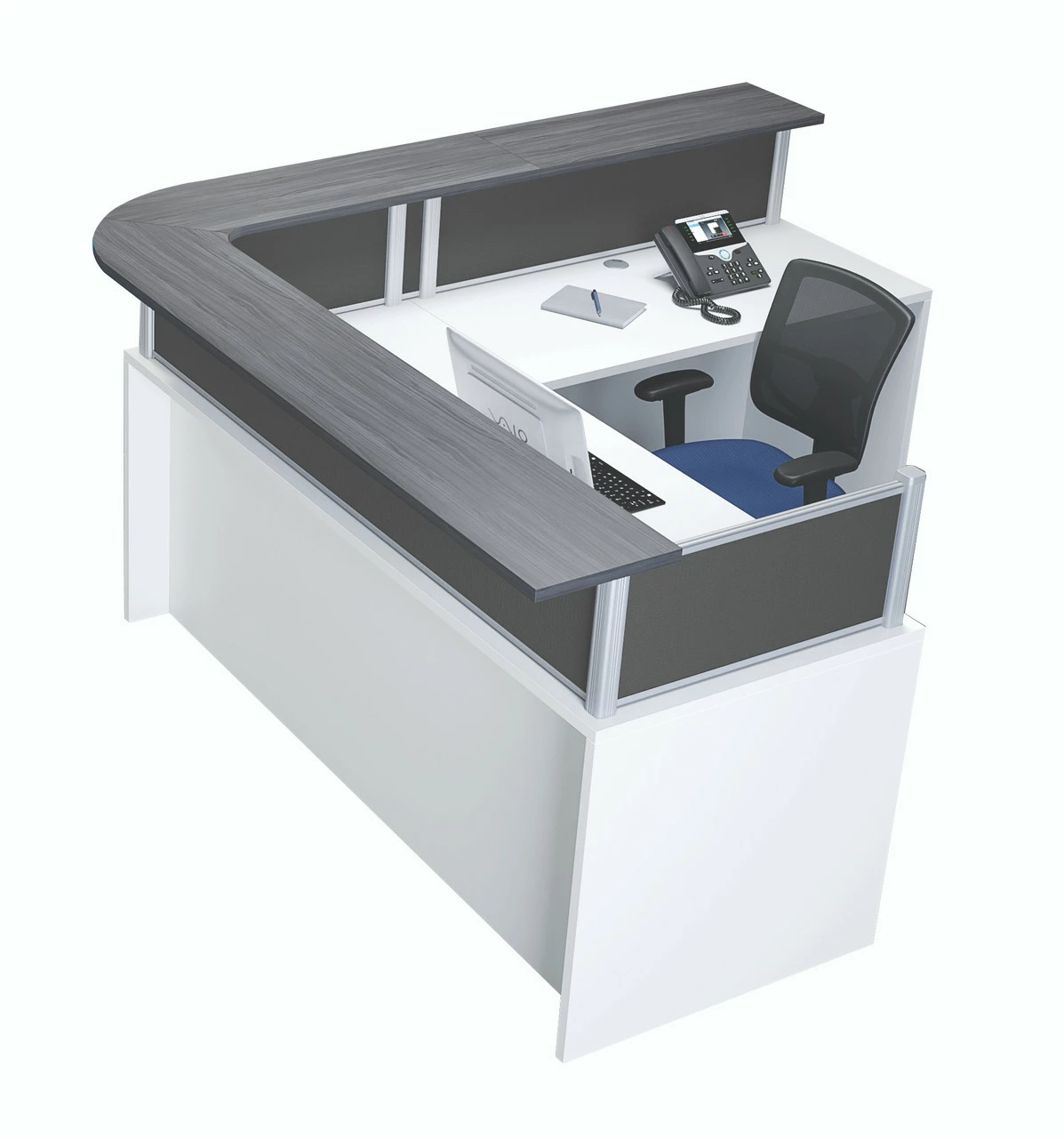 OfficeSource | Borders II | Corner Transaction Top 30"W X 12"D (Left) 4 OfficeSource | Borders II | Corner Transaction Top 30"W X 12"D (Left) - Image 2