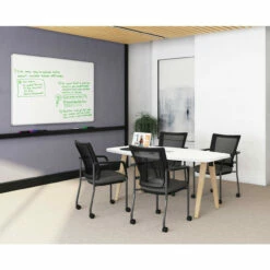 OfficeSource OS Conference Tables 72" Boat Shaped Top -COE DISTRIBUTING Shop pr per pl235twh 01 72492.1630087728