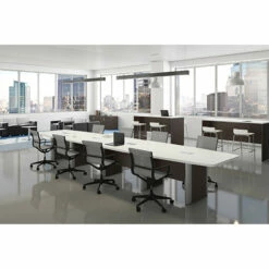OfficeSource | OS Laminate Conference Tables | Expandable Racetrack Conference Table With Elliptical Base - 19.9' -COE DISTRIBUTING Shop pr per plcelp20whenvironment 77501.1643047837