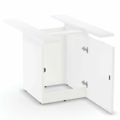 OfficeSource | OS Conference/Multi-Purpose | Board Table Cube Base With Access Door -COE DISTRIBUTING Shop pr per plcubed20wh 01open 66024.1672846495