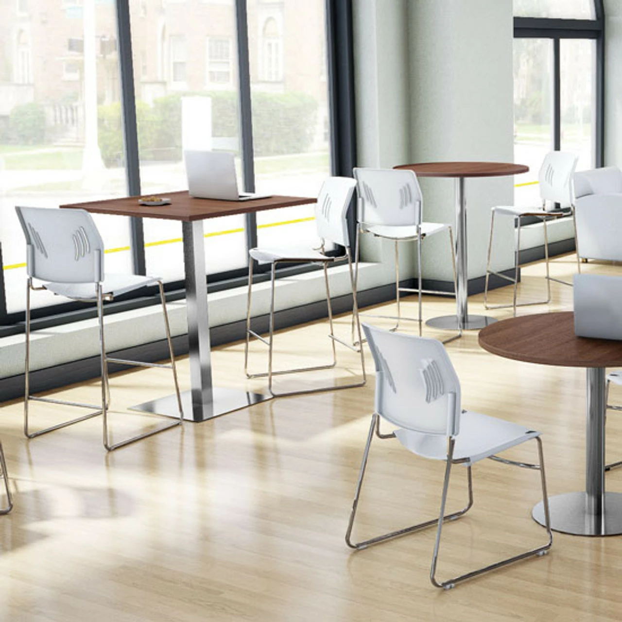 OfficeSource | OS Conference/Multi-Purpose | 24" Square Top (Requires Base) 6 OfficeSource | OS Conference/Multi-Purpose | 24" Square Top (Requires Base) - Image 4