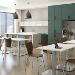 OfficeSource | OS Conference/Multi-Purpose Tables | 30" Square Top - Requires Base -COE DISTRIBUTING Shop pr per plt30swh 03environment 59804.1655145636