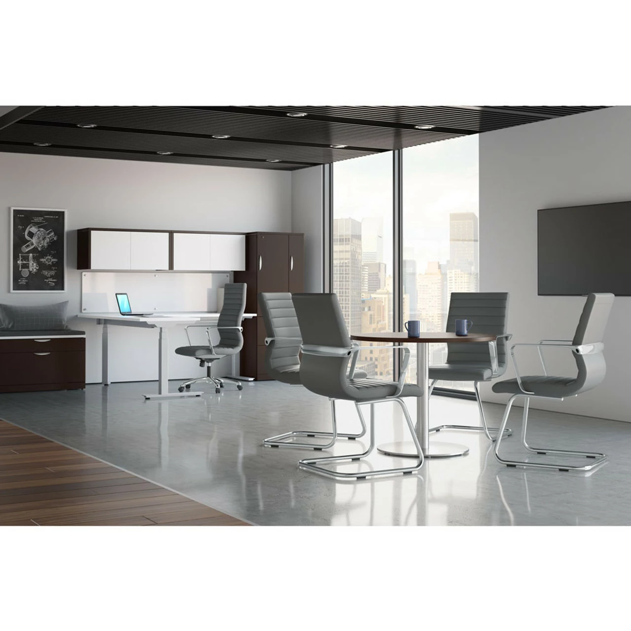 OfficeSource | OS Reception Tables | 36" Round Top - Requires Base 14 OfficeSource | OS Reception Tables | 36" Round Top - Requires Base - Image 12