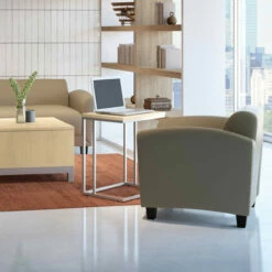 OfficeSource OS Reception Tables Side C Table With Laminate Top -COE DISTRIBUTING Shop pr per pltc66thn 01 91930.1652112458