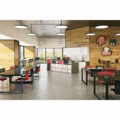 OfficeSource | Variant Collection | Beveled Style Leg Base - 60"W -COE DISTRIBUTING Shop pr per pltlegbv60blk 01environmental 99704.1630088091