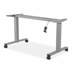 OfficeSource | StandUp Standing Desk Collection | Pneumatic Height Adjustable Base With Casters - 72"W X 30"D -COE DISTRIBUTING Shop pr per pltphab3072wfsi 01 70109.1630088149