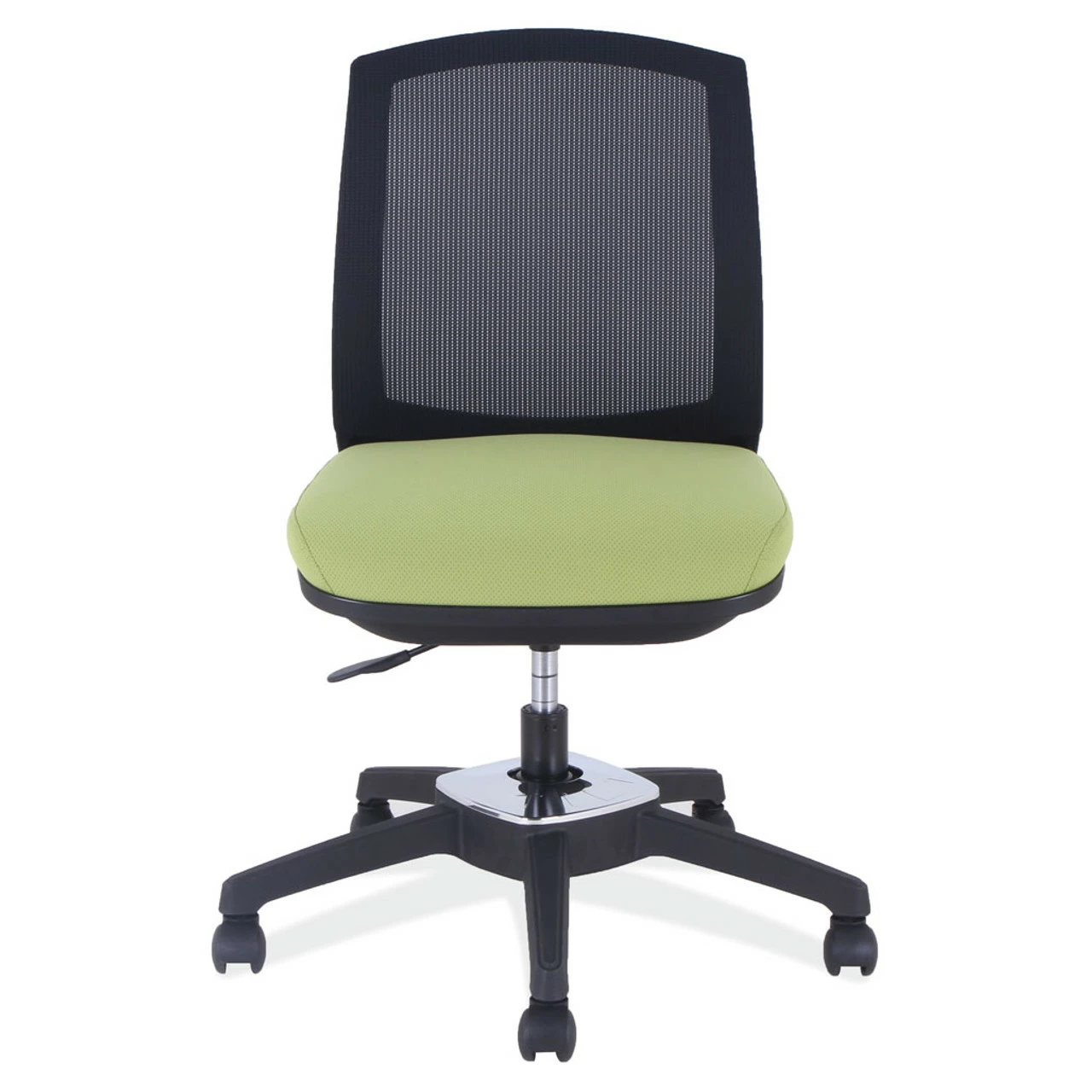 OfficeSource | Sit Up | Armless, Mesh Back Core Chair With Rotating Tilt And Black Base 5 OfficeSource | Sit Up | Armless, Mesh Back Core Chair With Rotating Tilt And Black Base - Image 3