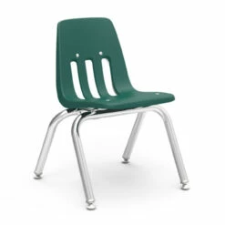 Virco | Classic Series Stack Chairs | Student Chair - 12"H -COE DISTRIBUTING Shop pr vir 9012grn75chrm 40050.1662483083