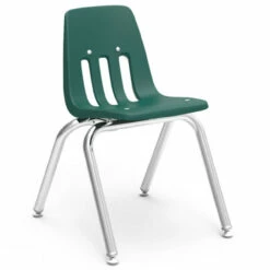 Virco | Classic Series Stack Chairs | Student Chair - 14"H -COE DISTRIBUTING Shop pr vir 9014grn75chrm 53684.1662483087