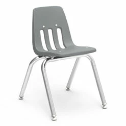 Virco | Classic Series Stack Chairs | Student Chair - 14"H -COE DISTRIBUTING Shop pr vir 9014gry41chrm 51500.1662483087