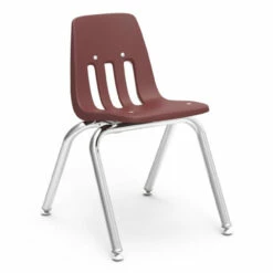 Virco | Classic Series Stack Chairs | Student Chair - 14"H -COE DISTRIBUTING Shop pr vir 9014red50chrm 02403.1662483087