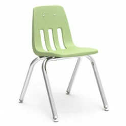 Virco | Classic Series Stack Chairs | Student Chair - 16"H -COE DISTRIBUTING Shop pr vir 9016grn12chrm 70653.1662483091