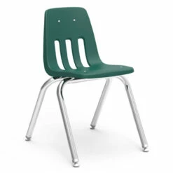 Virco | Classic Series Stack Chairs | Student Chair - 16"H -COE DISTRIBUTING Shop pr vir 9016grn75chrm 72950.1662483091