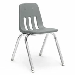 Virco | Classic Series Stack Chairs | Student Chair - 16"H -COE DISTRIBUTING Shop pr vir 9016gry41chrm 60885.1662483091