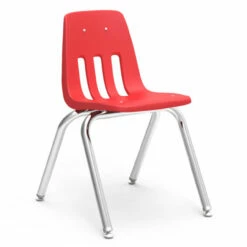 Virco | Classic Series Stack Chairs | Student Chair - 16"H -COE DISTRIBUTING Shop pr vir 9016red70chrm 72073.1662483091