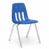 Virco | Classic Series Stack Chairs | Student Chair - 18"H -COE DISTRIBUTING Shop pr vir 9018blu65chrm 35890.1662483100