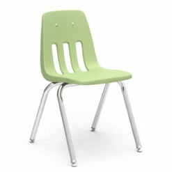 Virco | Classic Series Stack Chairs | Student Chair - 18"H -COE DISTRIBUTING Shop pr vir 9018grn12chrm 62585.1662483099