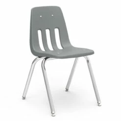 Virco | Classic Series Stack Chairs | Student Chair - 18"H -COE DISTRIBUTING Shop pr vir 9018gry41chrm 32515.1662483099