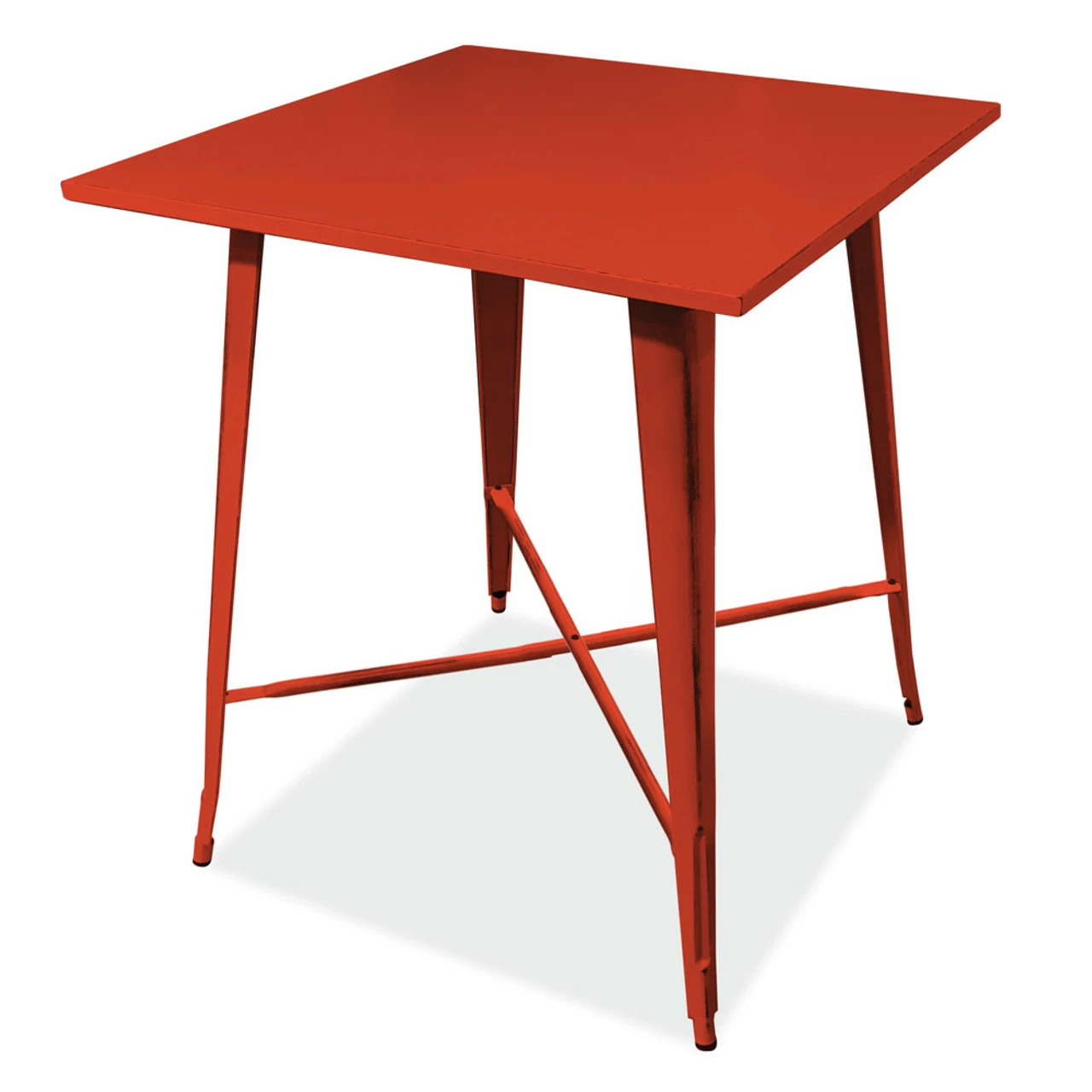 OfficeSource | In-Or-Out | Indoor/Outdoor Distressed Pub Table - 42"H 3 OfficeSource | In-Or-Out | Indoor/Outdoor Distressed Pub Table - 42"H