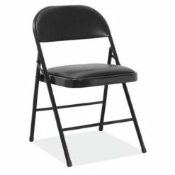 OfficeSource Steel Folding Chairs Steel Folding Chair With Padded Seat And Back