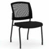 OfficeSource | Parson | Armless Micro Mesh Back Side Chair - Fabric -COE DISTRIBUTING Shop pr1 per 3129gnsblk 01 42656.1655150892
